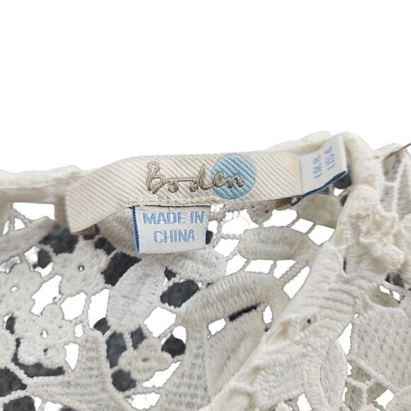 Boden Lace Blouse. Size  4 Elegant timeless Flared sleeves Cottage Country Fairy - Picture 4 of 9